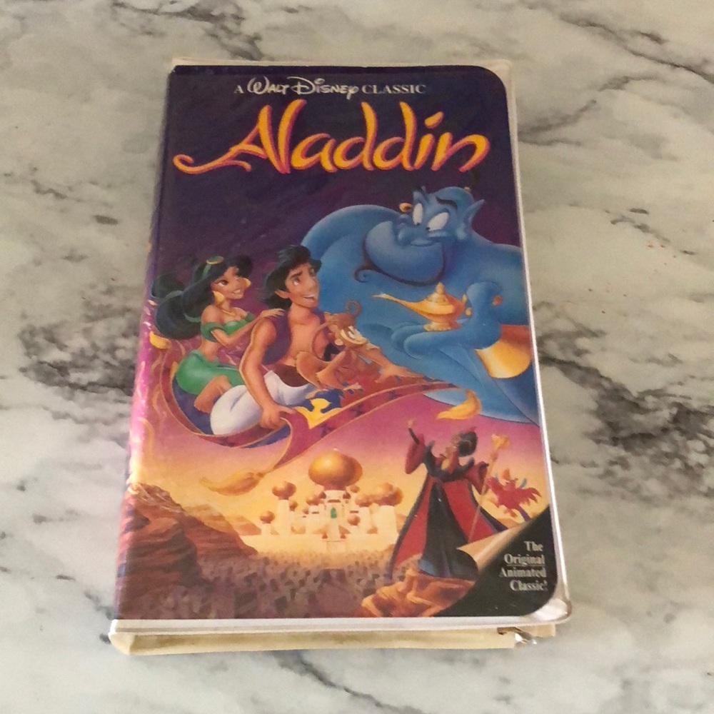 Walt Disney’s, ALADDIN VHS Home Movie Tape